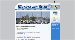 Desktop Screenshot of marina-am-stau.de