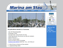 Tablet Screenshot of marina-am-stau.de